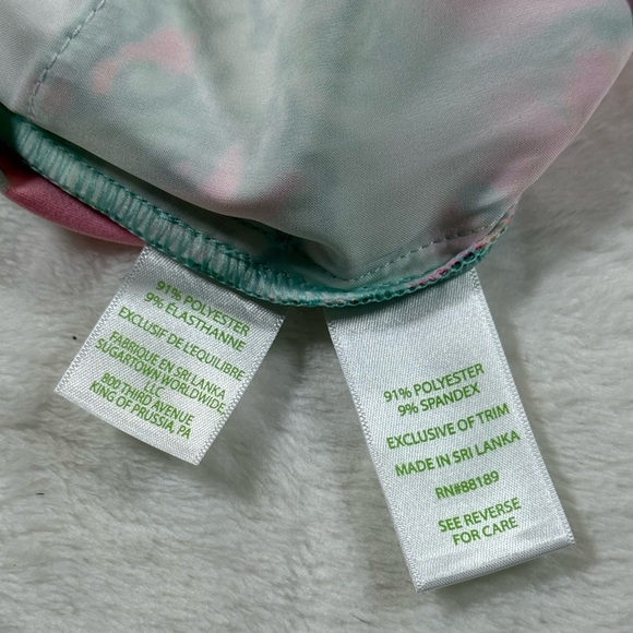 Lilly Pulitzer Womens Pink Green Floral Crop Pants Size 4 NWT Resort Preppy - Picture 11 of 12